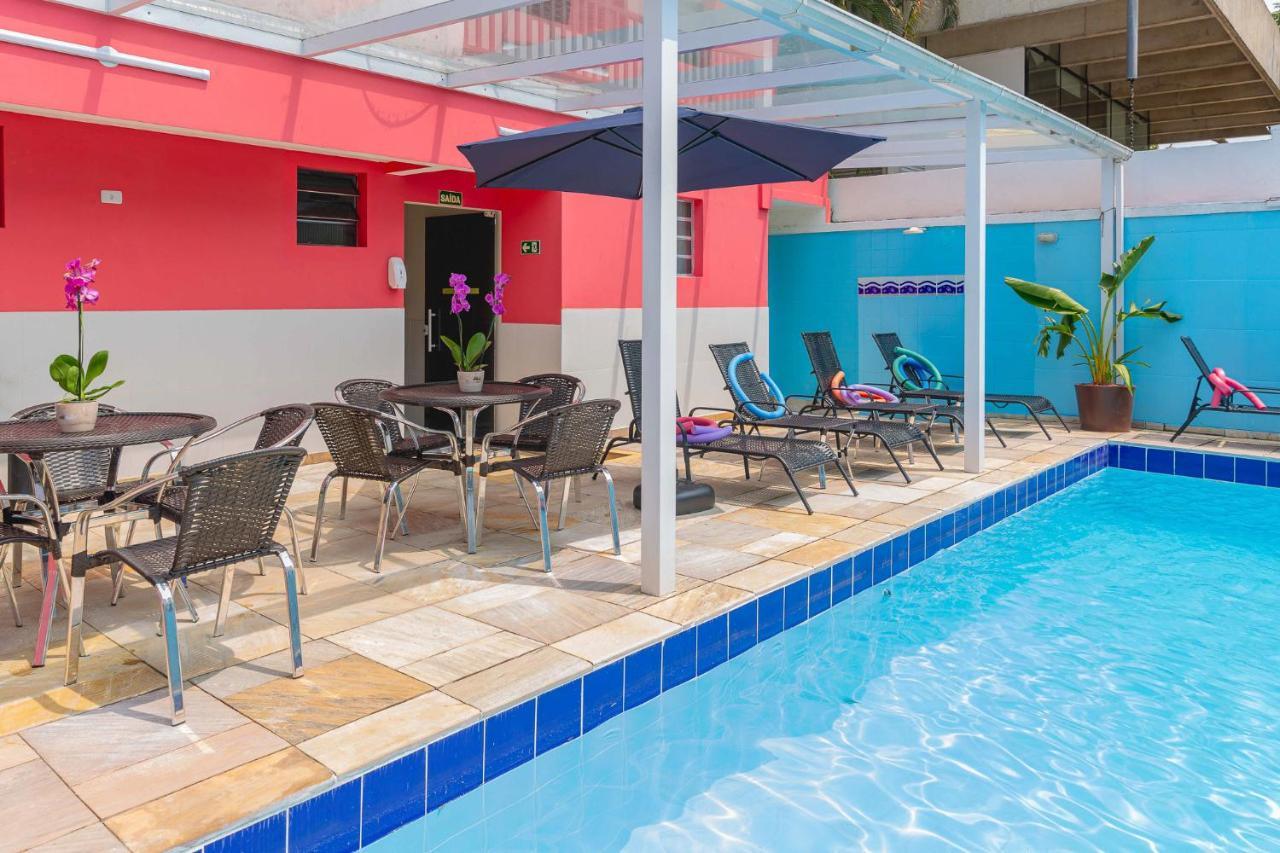 Pousada Sol Da Enseada Guaruja Inn - Piscina Aquecida Bagian luar foto