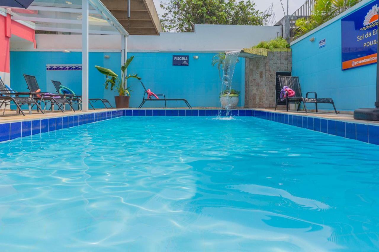 Pousada Sol Da Enseada Guaruja Inn - Piscina Aquecida Bagian luar foto